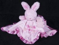 Carters Child of Mine Thank Heaven for Little Girls Bunny Rabbit Pink Lovey